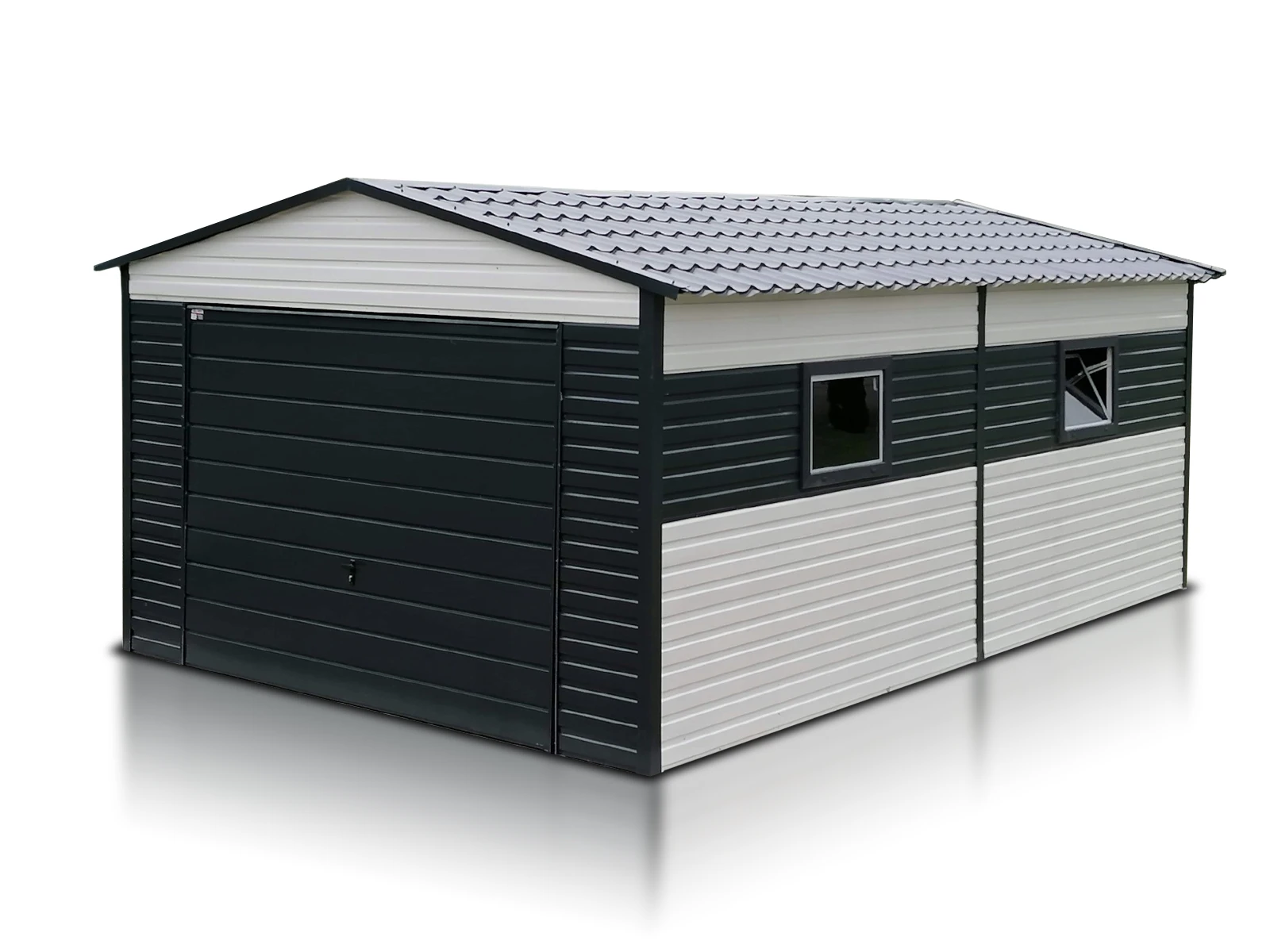 Jednotlivá garáž 4x6m bílá