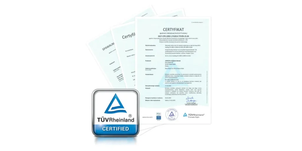 Certifikát TÜV – kvalita a bezpečnost