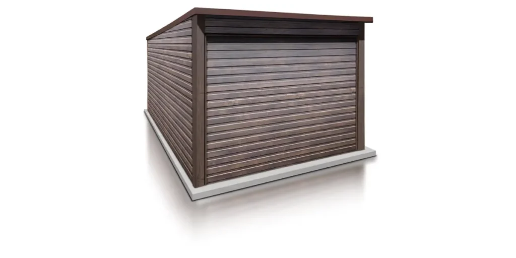 Realizace plechových garáží a přístřešků