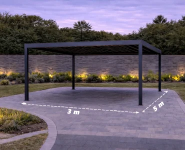 Carport 3x5 Hliníková Přístřešek pro Auto