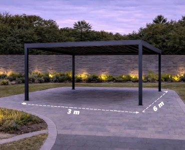 Carport 3x6 Hliníková Přístřešek pro Auto