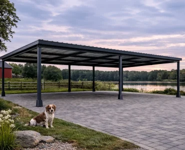 Carport 10x5 Hliníková Přístřešek pro Auto