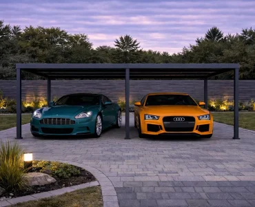 Carport 6x6 Hliníková Přístřešek pro Auto