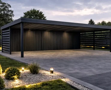 Carport 9x6 Hliníková Přístřešek pro Auto